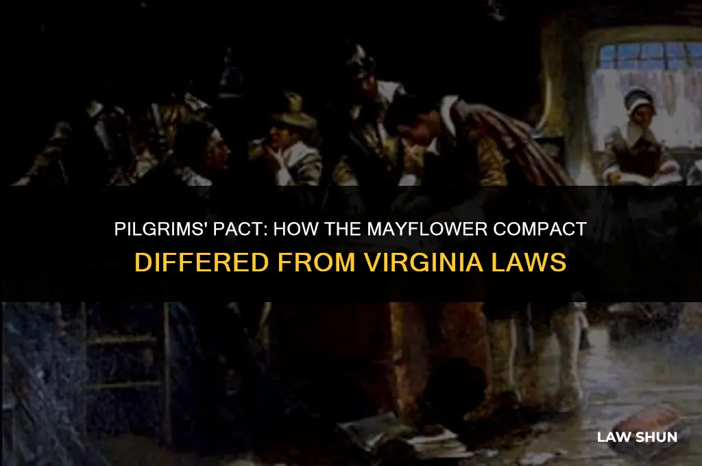 why was the mayflower compact ifferent from the virginia laws