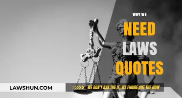 Why We Need Laws: Inspiring Quotes on Justice and Order