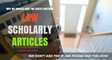 Fortress of Freedom: The Scholarly Case for Castle Doctrine Legislation