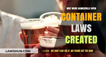 Gainesville's Open Container Laws: History and Reasoning