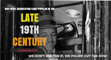 Understanding the Rise of Segregation Laws in the Late 19th Century