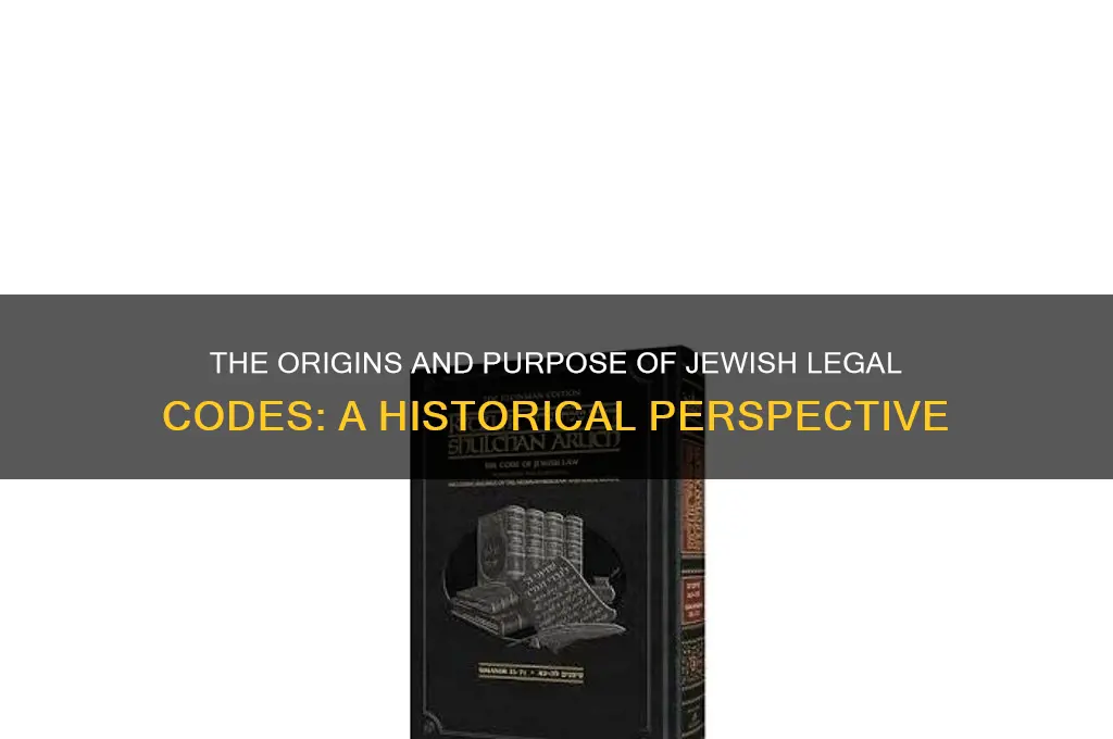 why were the laws for jewish people written