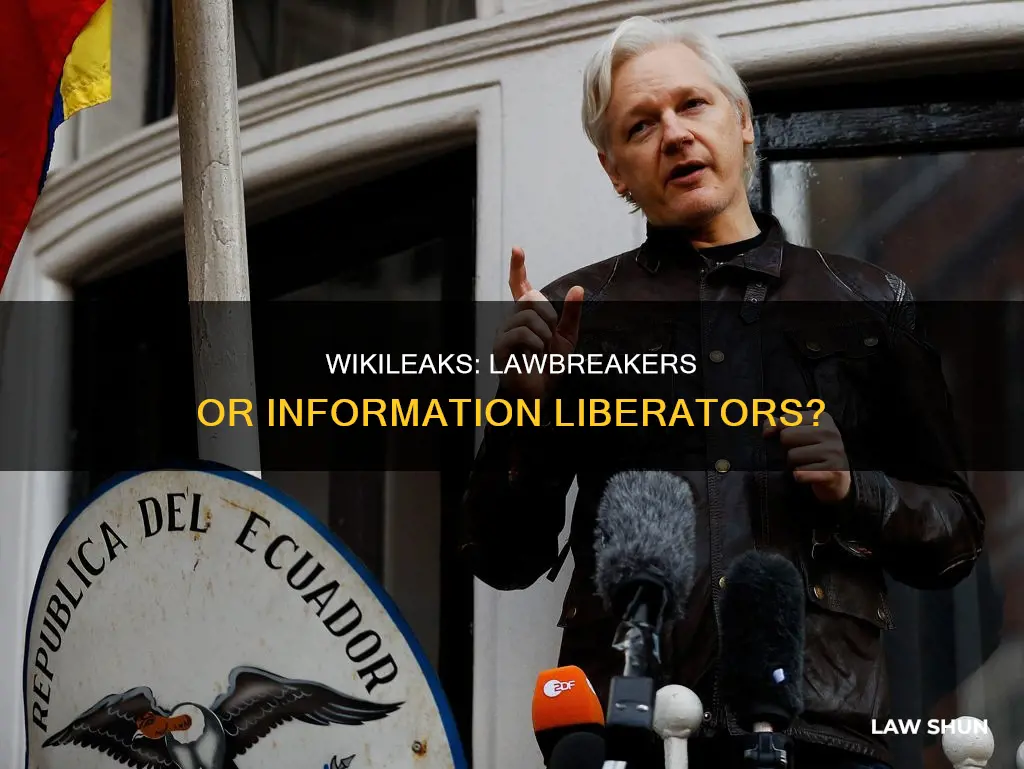 why wikileaks is breaking the law