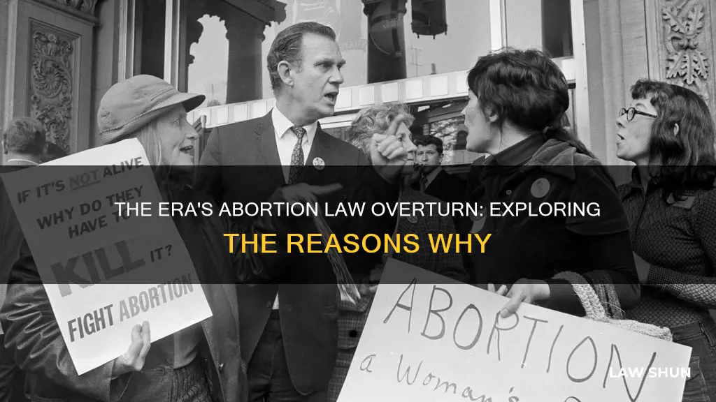 why would the era overturn abortion laws