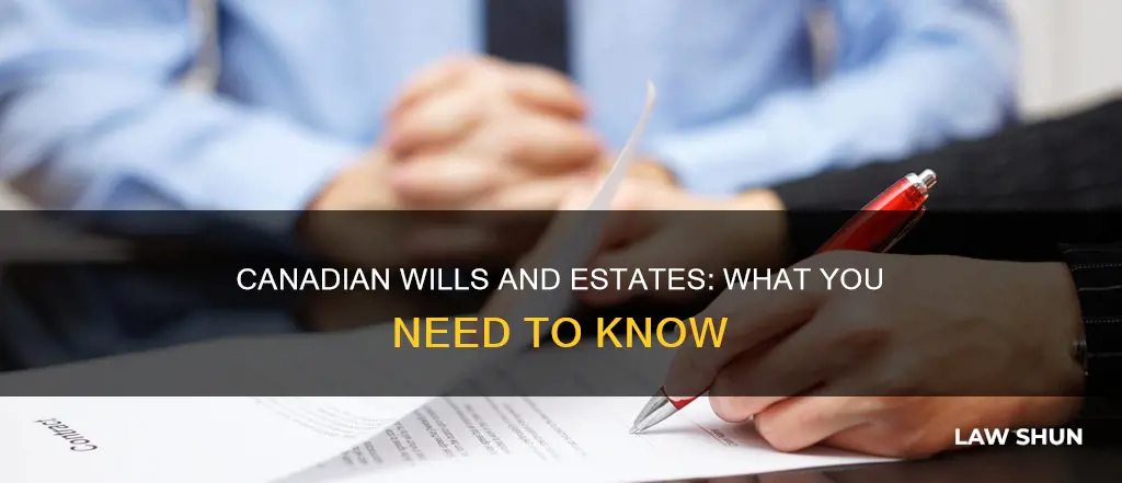 will and estate law canada