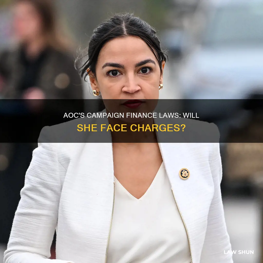 will aoc be charged with breaking campaign finance laws