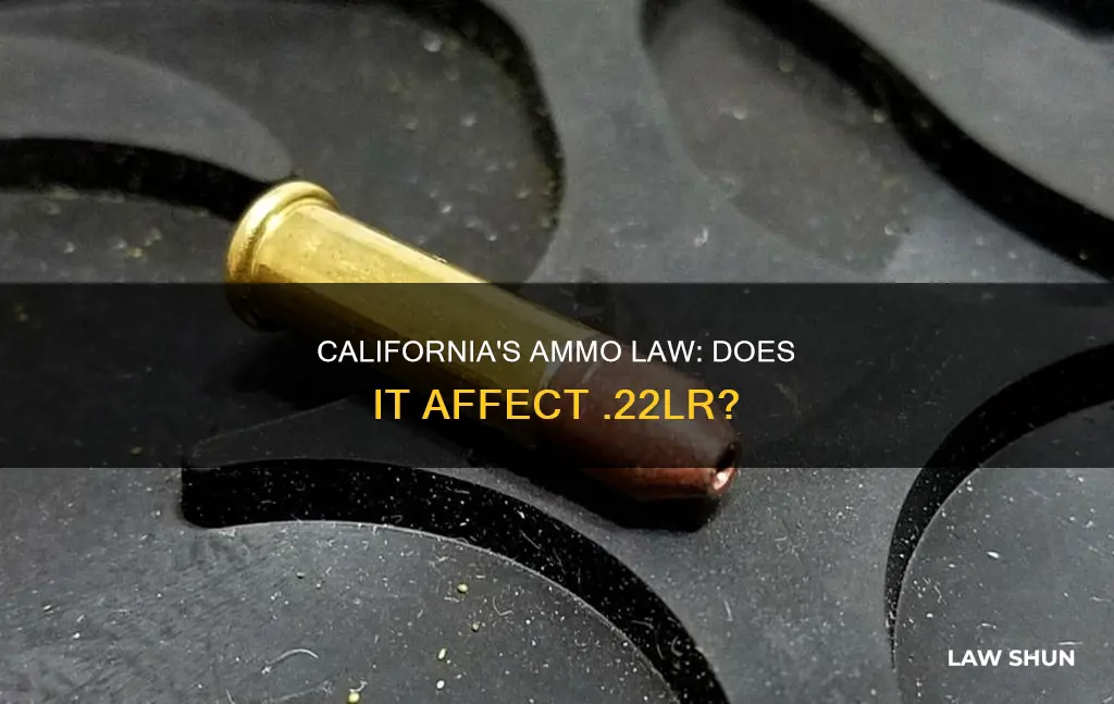 will ca ammo law apply to 22lr