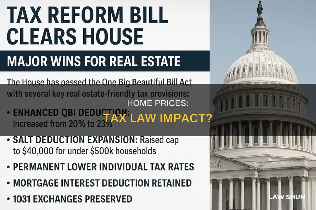 will home prices drop under tax law