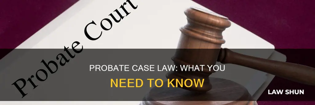 will probate case law