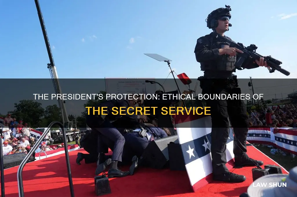 will the secret service break the law for the president