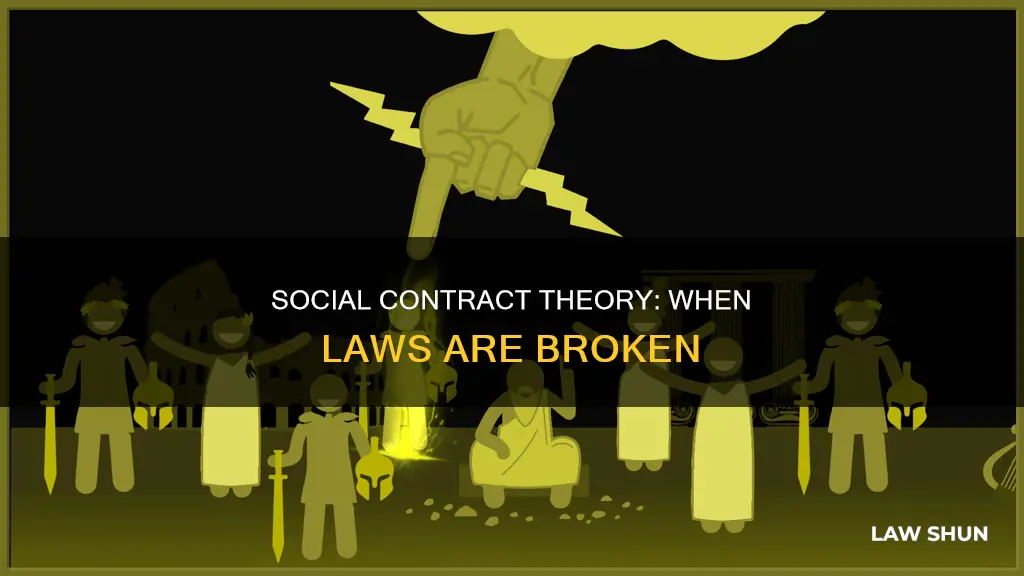 would someone break a law social contract theory