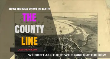 Would the Dukes Outrun the Law to the County Line?