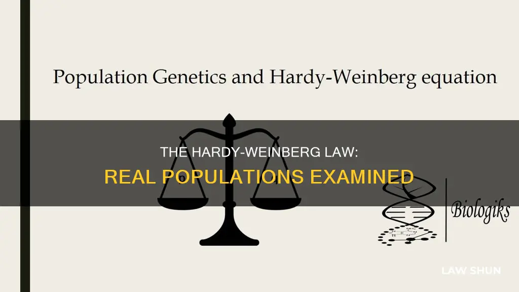 would the hardy-weinberg law apply to real populations