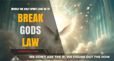 Divine Guidance: Holy Spirit's Role in Breaking God's Law